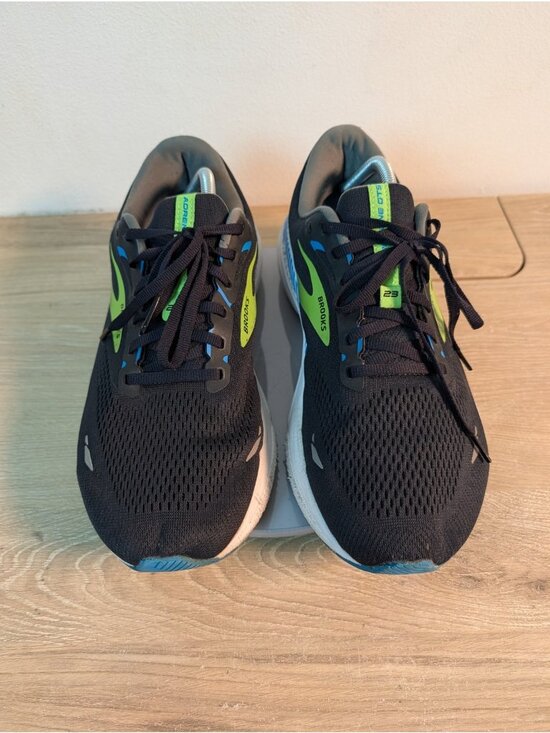 Brooks Adrenaline GTS 23 Mens 11.5 Extra Wide 4E Black Green Blue 1103914E006 main image 7